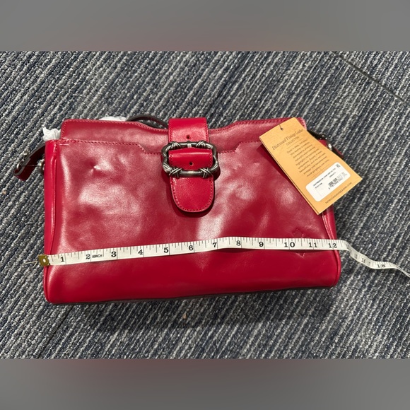 Patricia Nash Red Leather Shoulder Bag - Picture 13 of 15